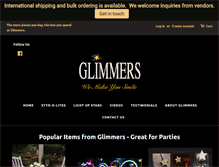Tablet Screenshot of glimmersinc.com
